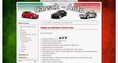 Desktop Screenshot of carsch-auto.cz