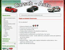 Tablet Screenshot of carsch-auto.cz